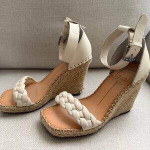 Dolce Vita Nilton Espadrille Wedge Sandals – Stella White/Cream – Women’s 6